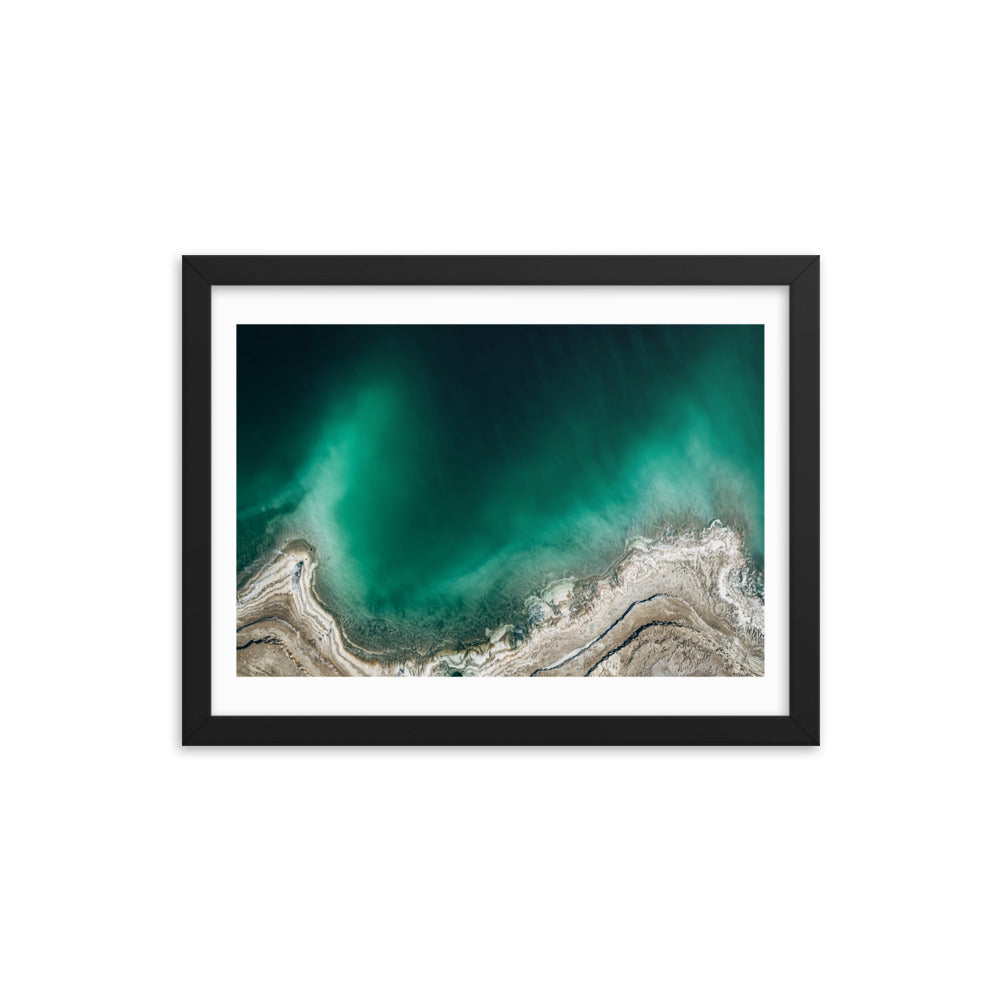 Aerial Adventure: Israel Dead Sea Framed poster