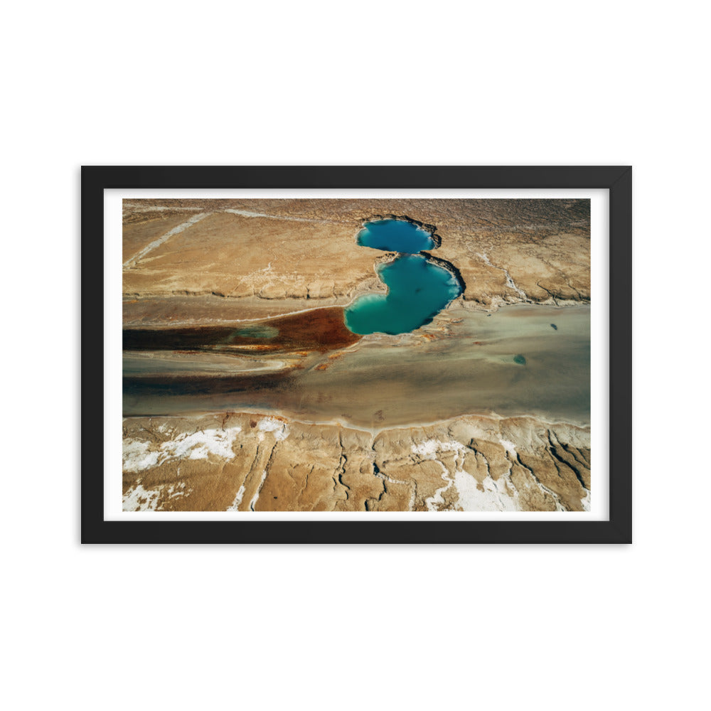 Nature's Abstract Canvas Framed poster