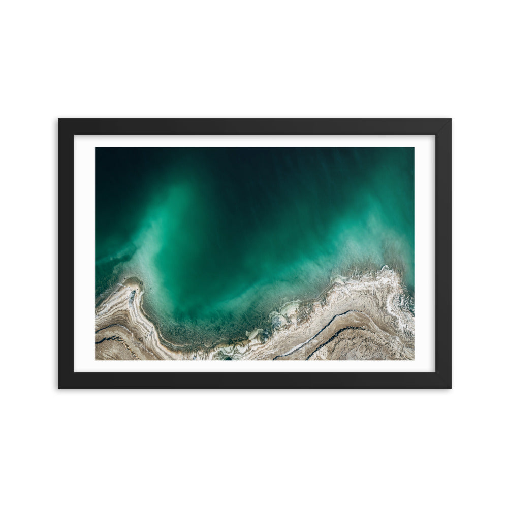 Aerial Adventure: Israel Dead Sea Framed poster