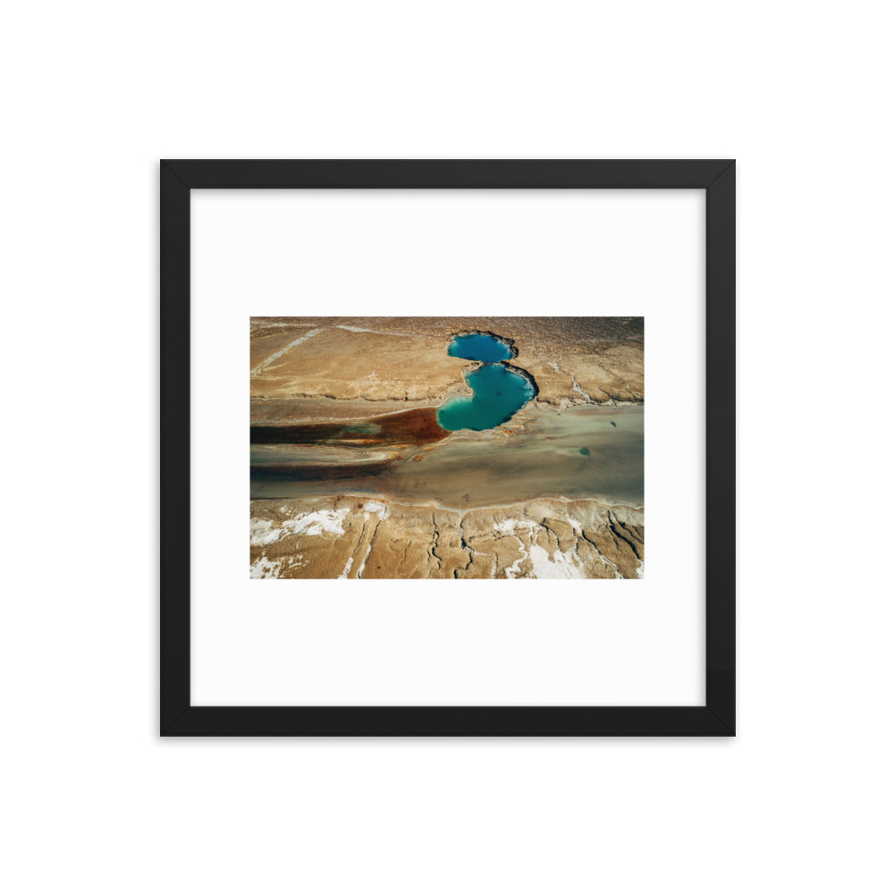 Nature's Abstract Canvas Framed poster