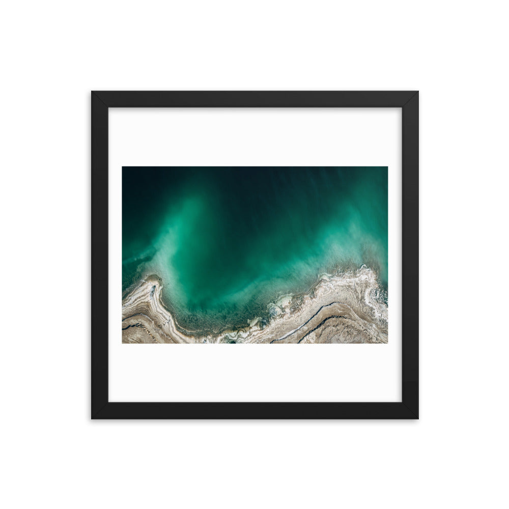 Aerial Adventure: Israel Dead Sea Framed poster