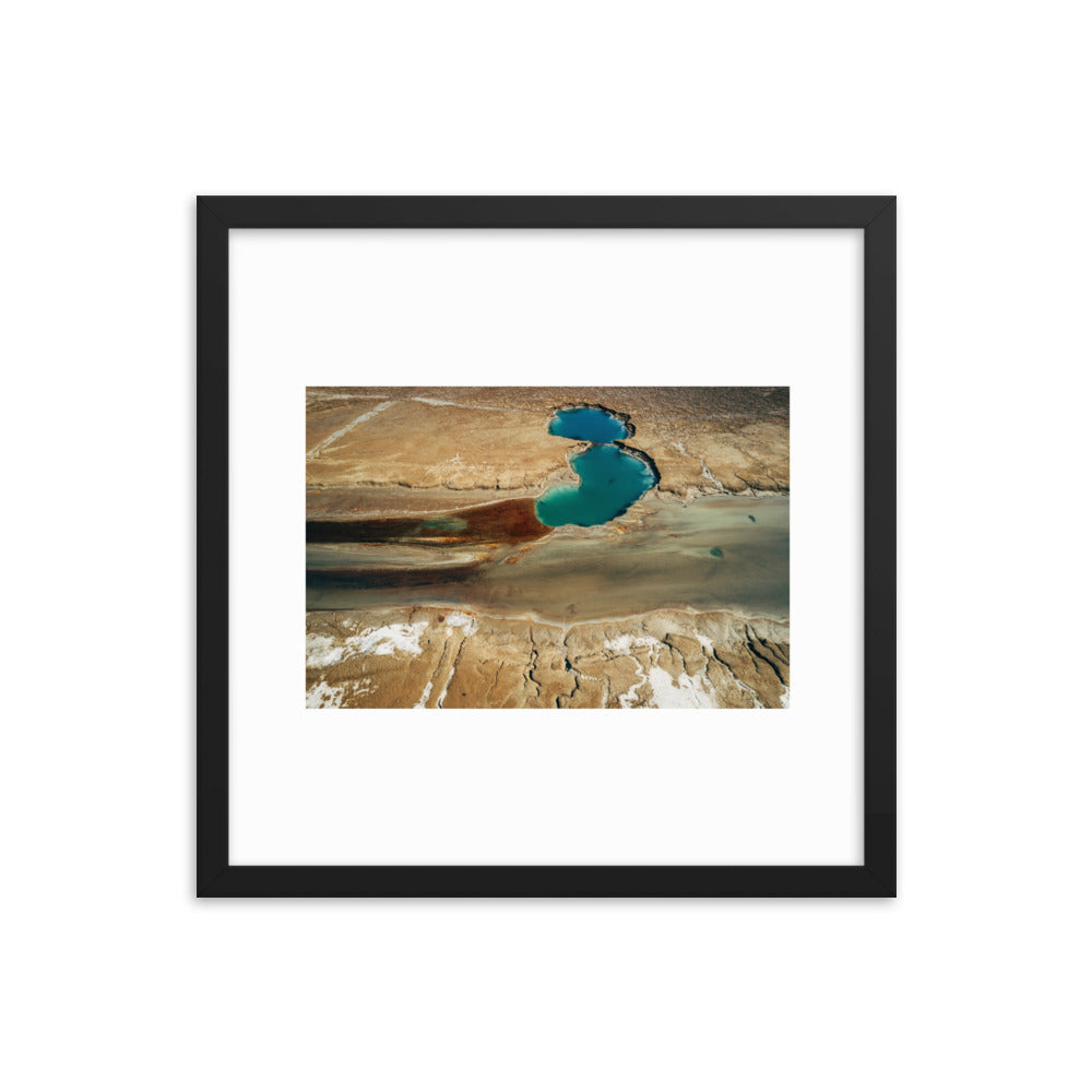 Nature's Abstract Canvas Framed poster