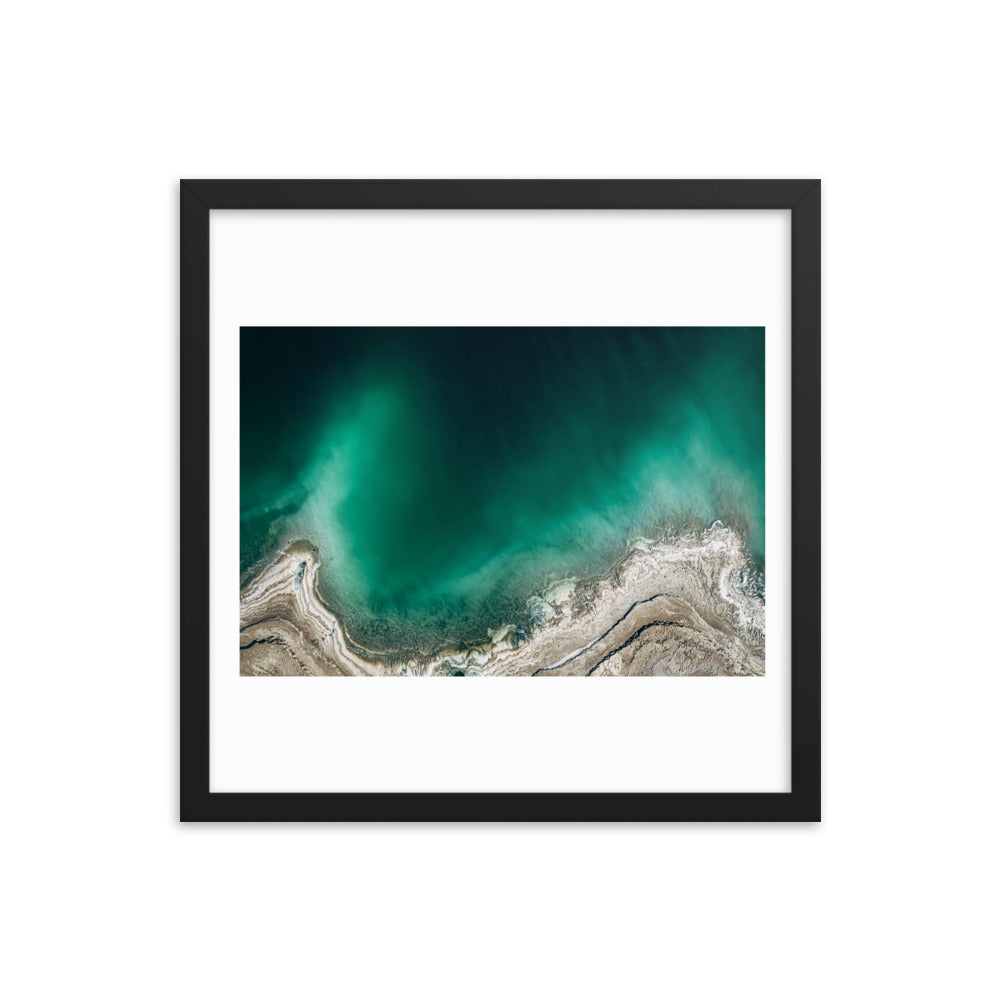 Aerial Adventure: Israel Dead Sea Framed poster