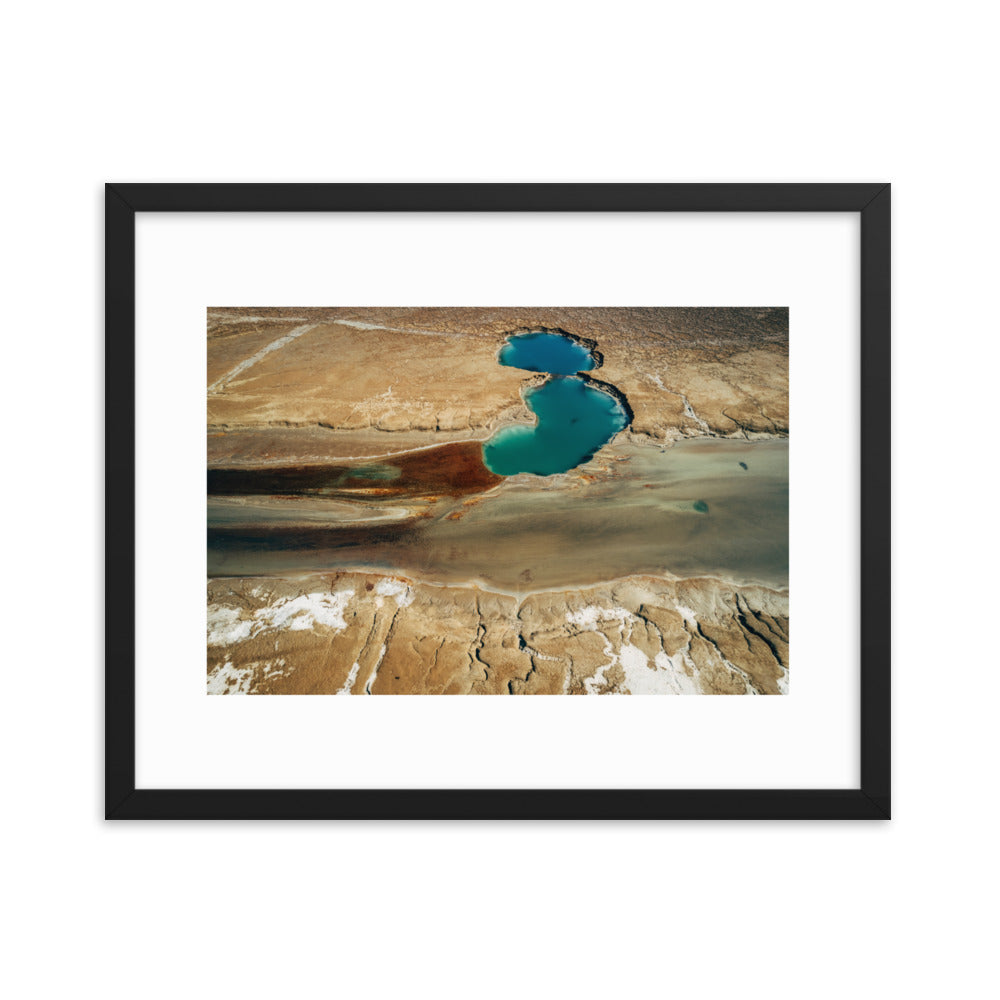 Nature's Abstract Canvas Framed poster