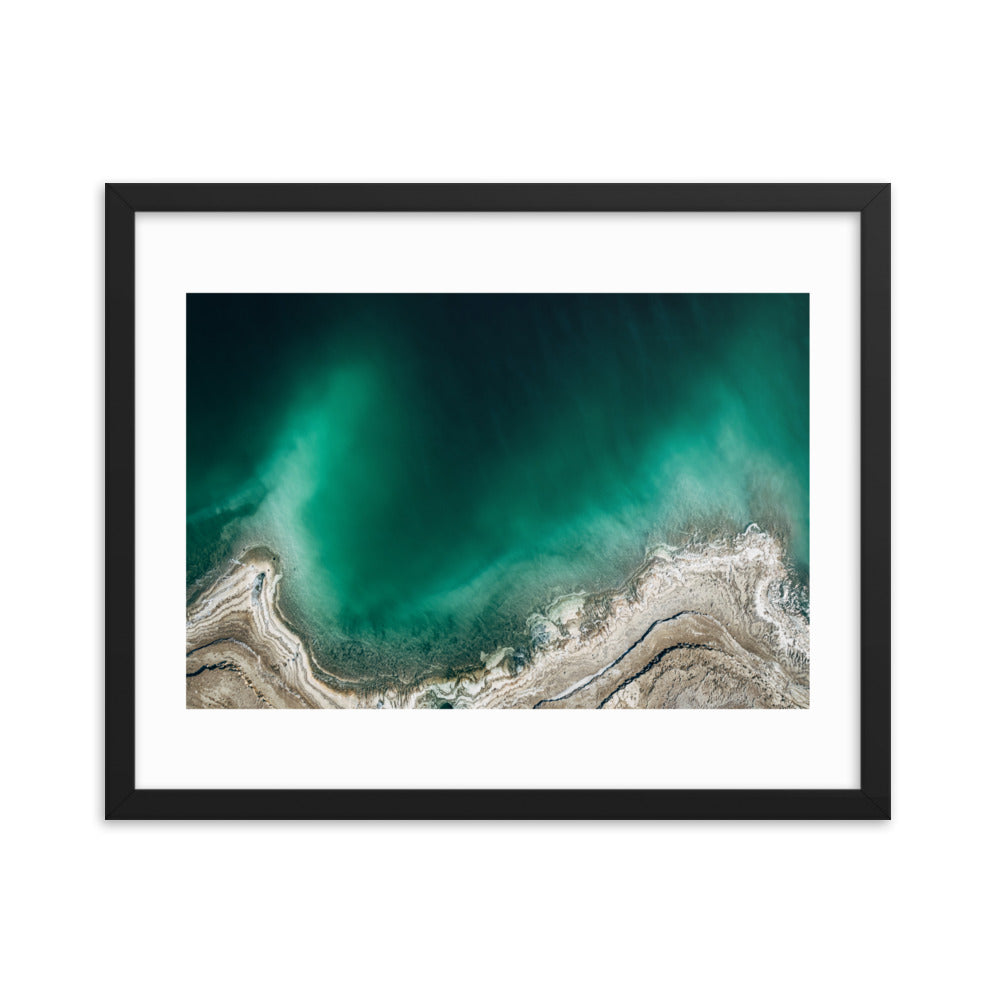 Aerial Adventure: Israel Dead Sea Framed poster