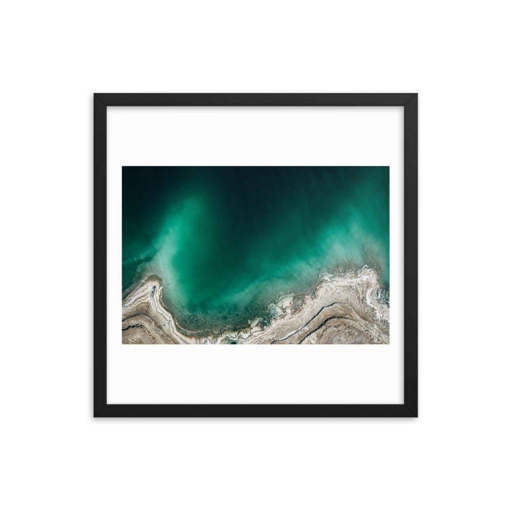 Aerial Adventure: Israel Dead Sea Framed poster