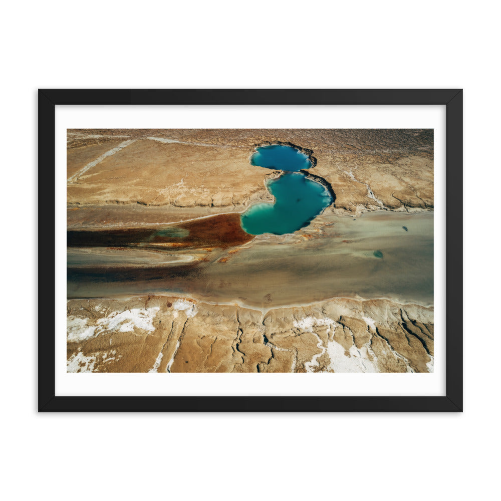 Nature's Abstract Canvas Framed poster