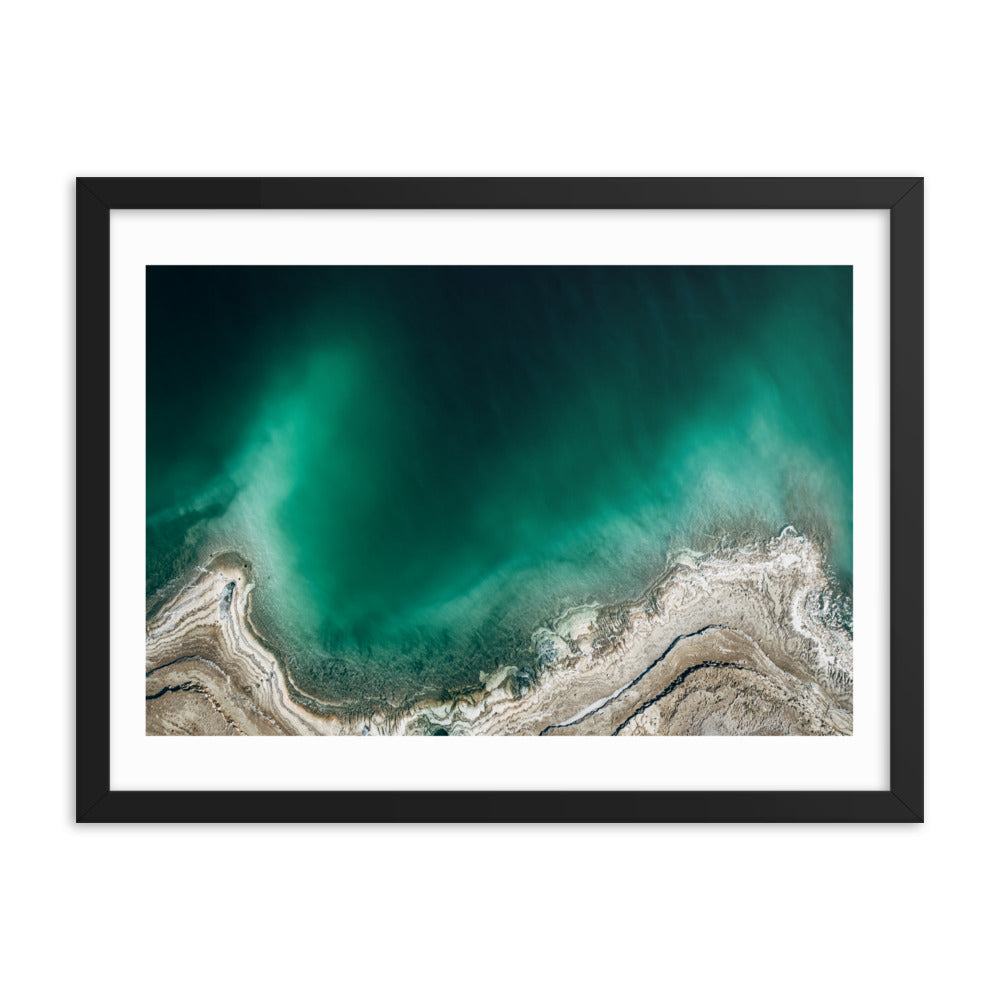 Aerial Adventure: Israel Dead Sea Framed poster