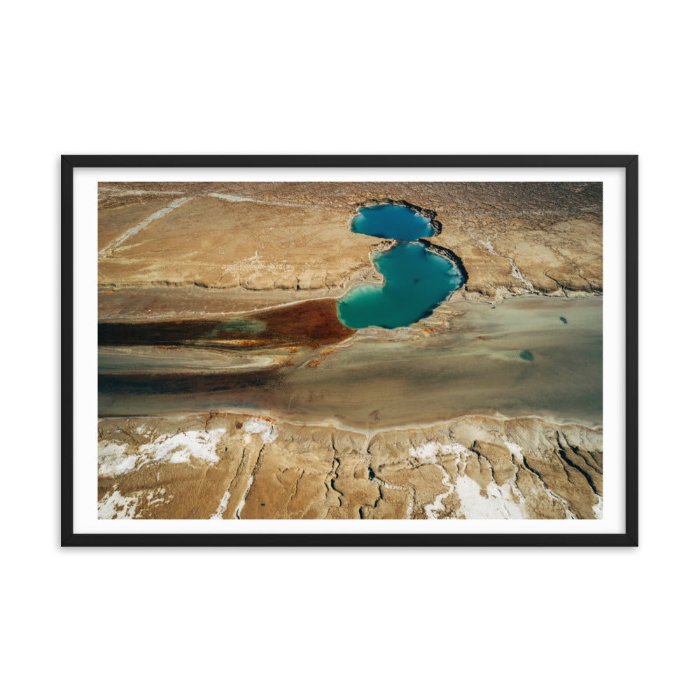 Nature's Abstract Canvas Framed poster