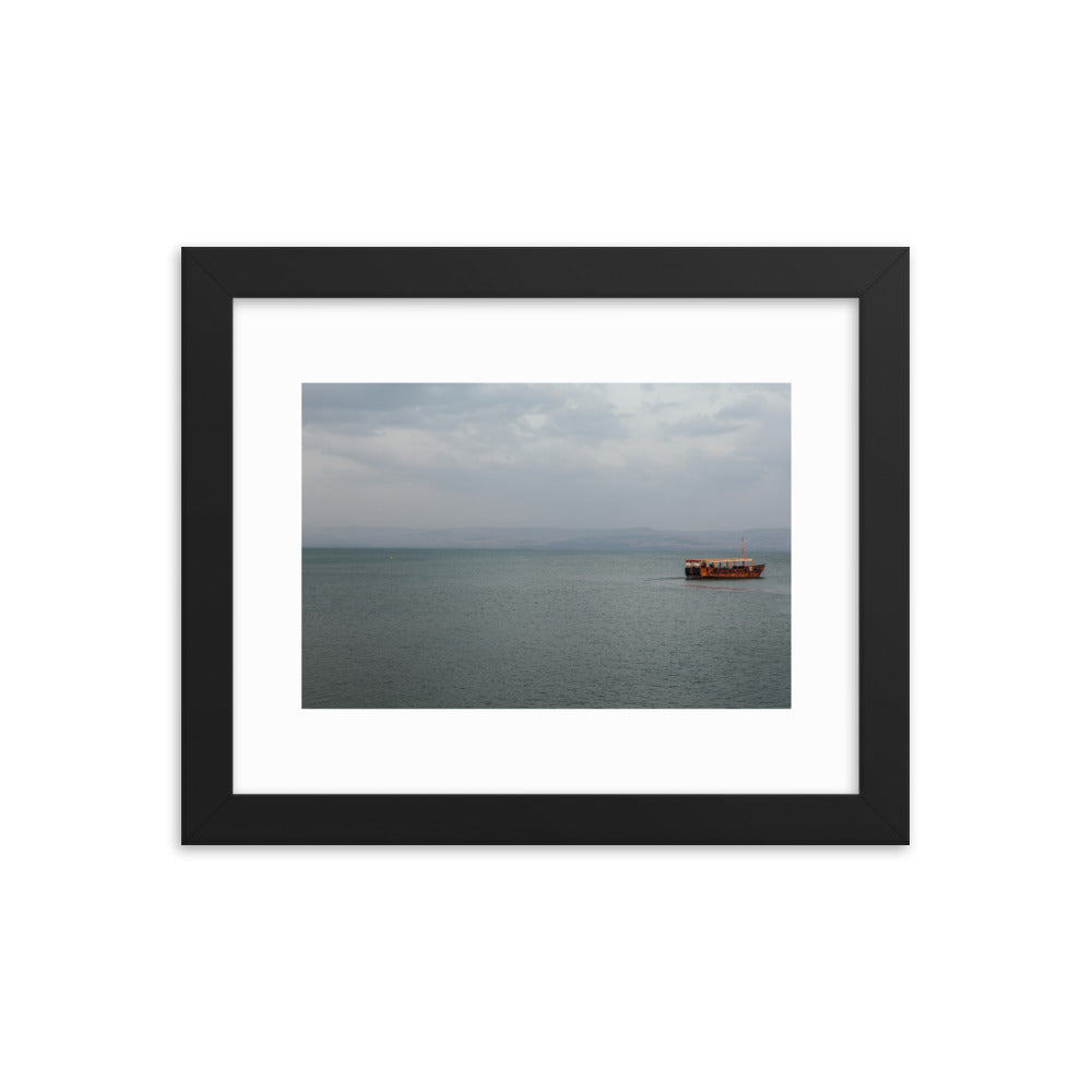 Sea  Of Galilea Free Spirit Framed poster