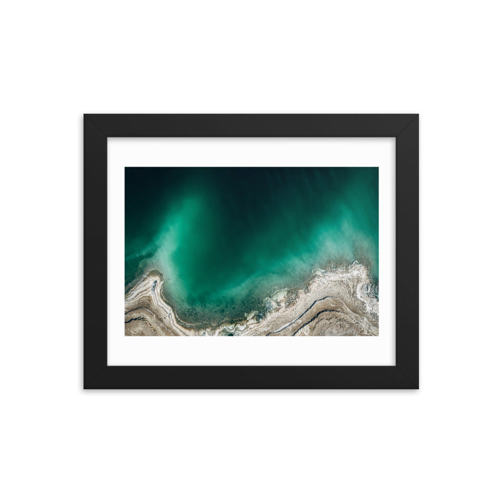 Aerial Adventure: Israel Dead Sea Framed poster