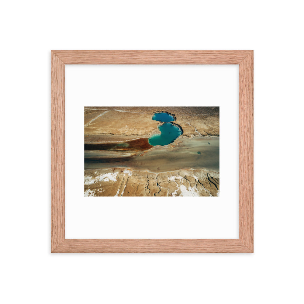 Nature's Abstract Canvas Framed poster