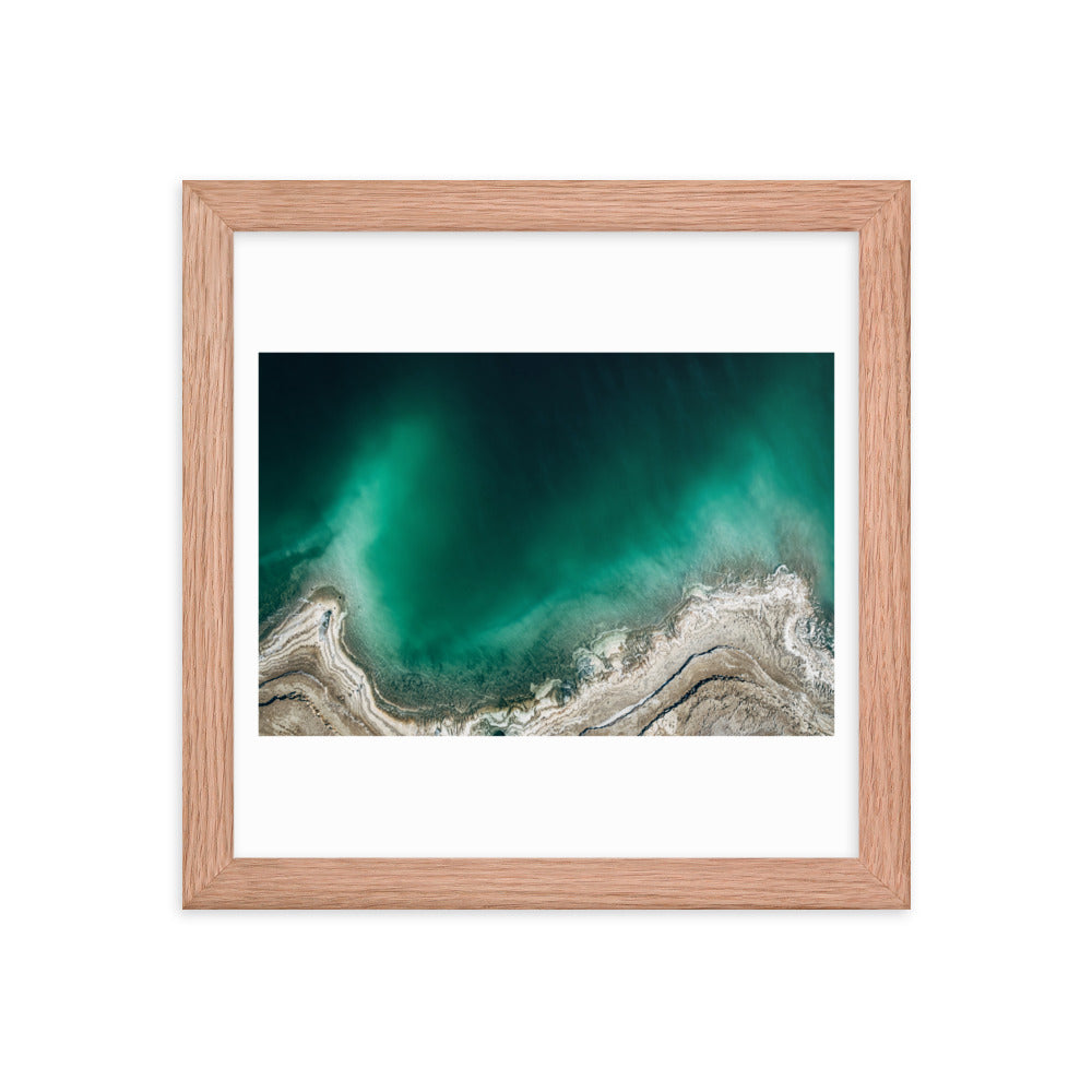 Aerial Adventure: Israel Dead Sea Framed poster