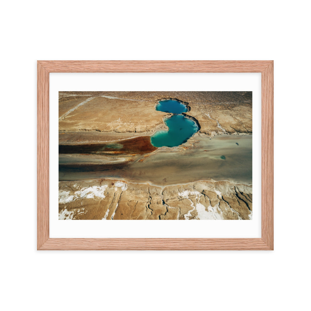 Nature's Abstract Canvas Framed poster