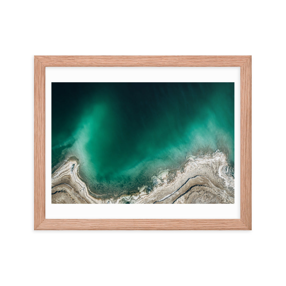 Aerial Adventure: Israel Dead Sea Framed poster