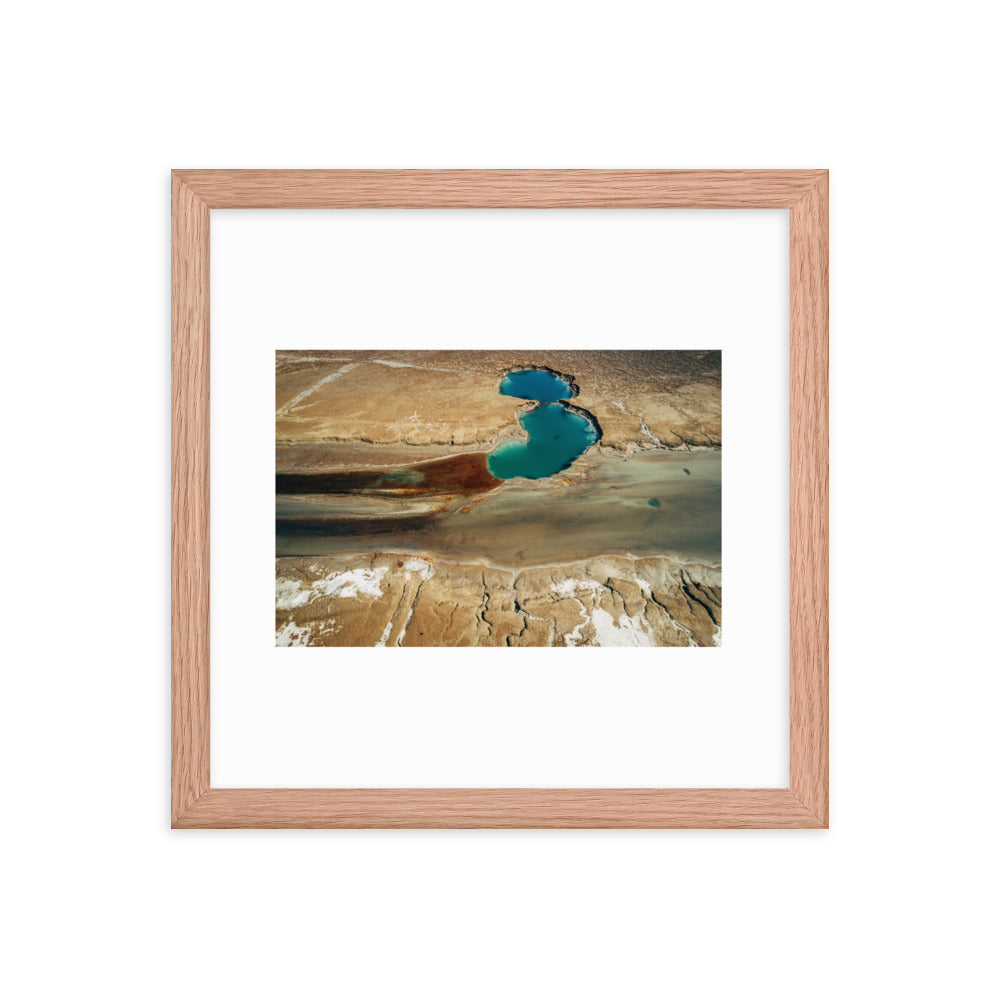 Nature's Abstract Canvas Framed poster