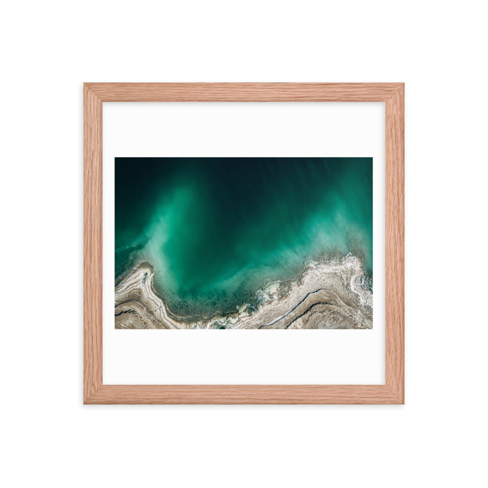 Aerial Adventure: Israel Dead Sea Framed poster