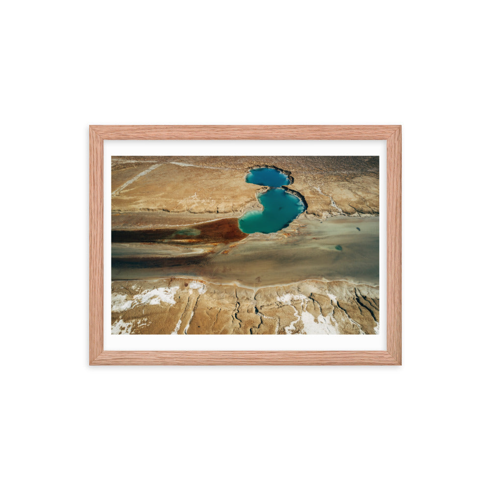 Nature's Abstract Canvas Framed poster