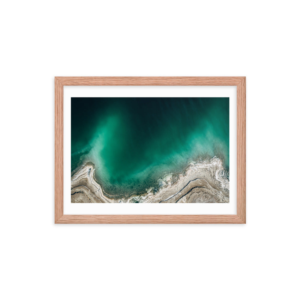 Aerial Adventure: Israel Dead Sea Framed poster