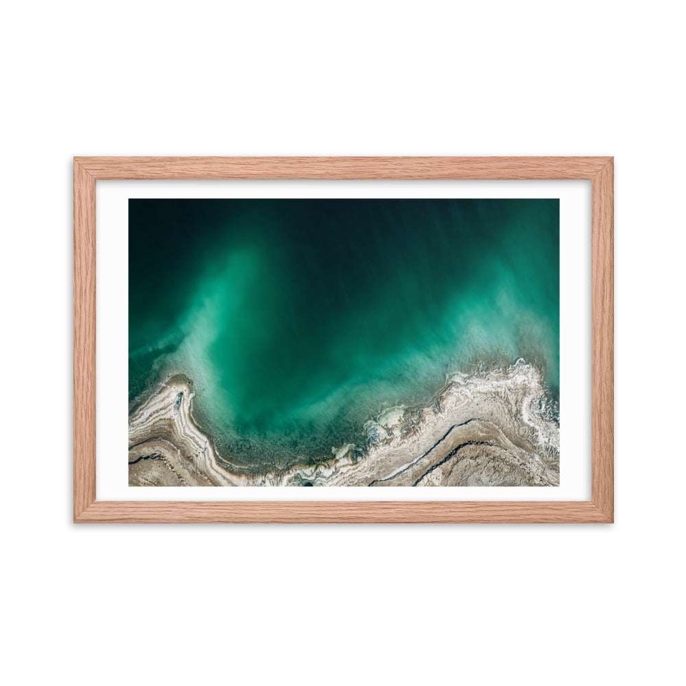 Aerial Adventure: Israel Dead Sea Framed poster