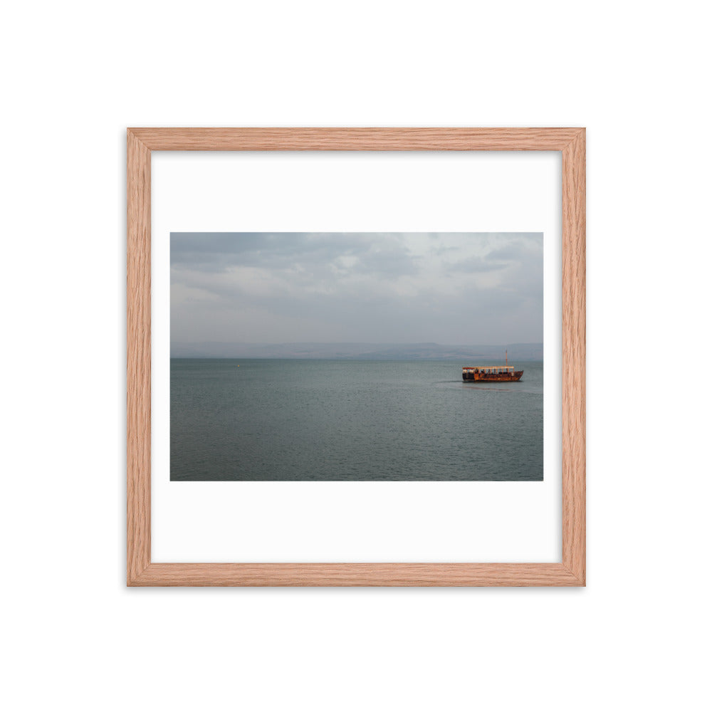 Sea  Of Galilea Free Spirit Framed poster