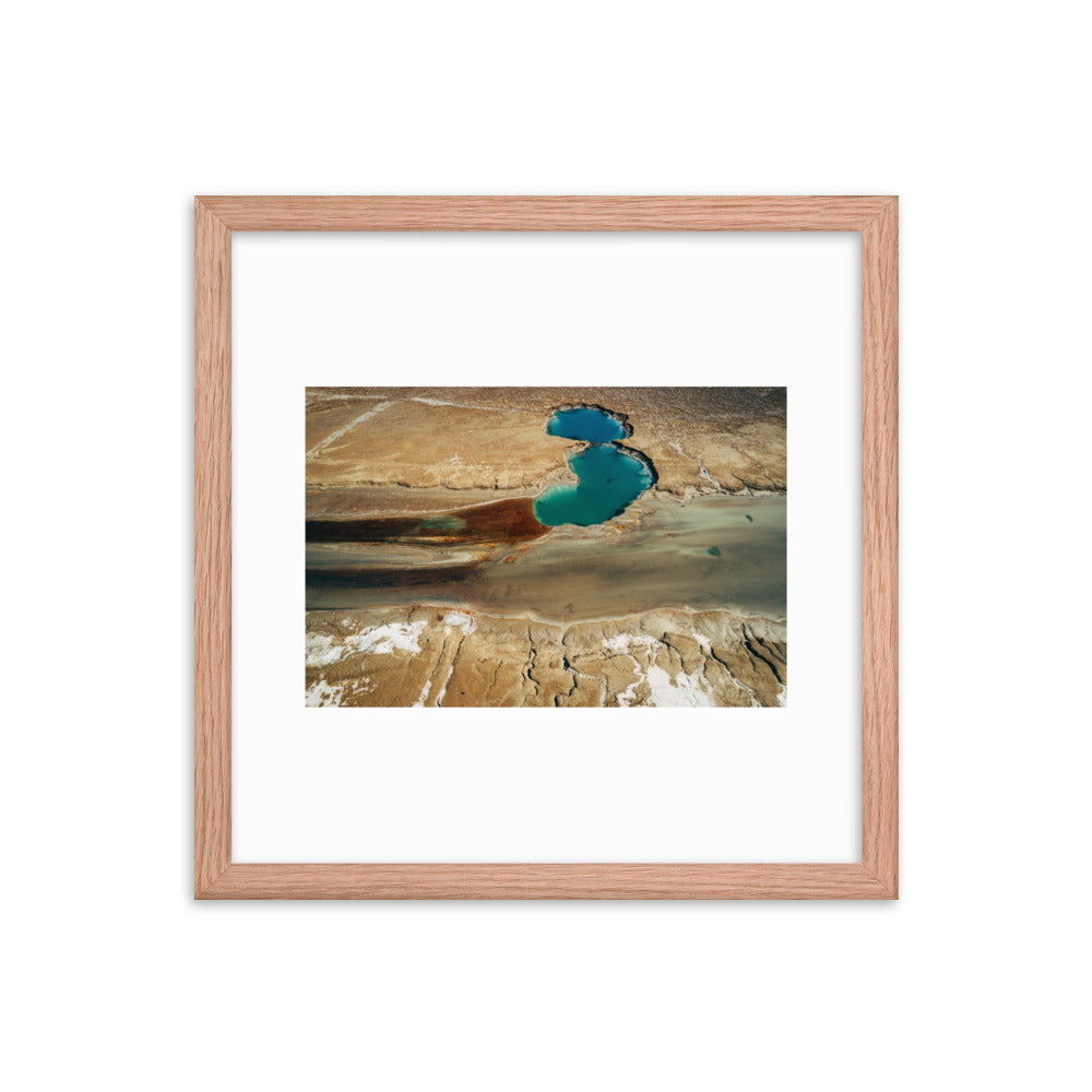 Nature's Abstract Canvas Framed poster