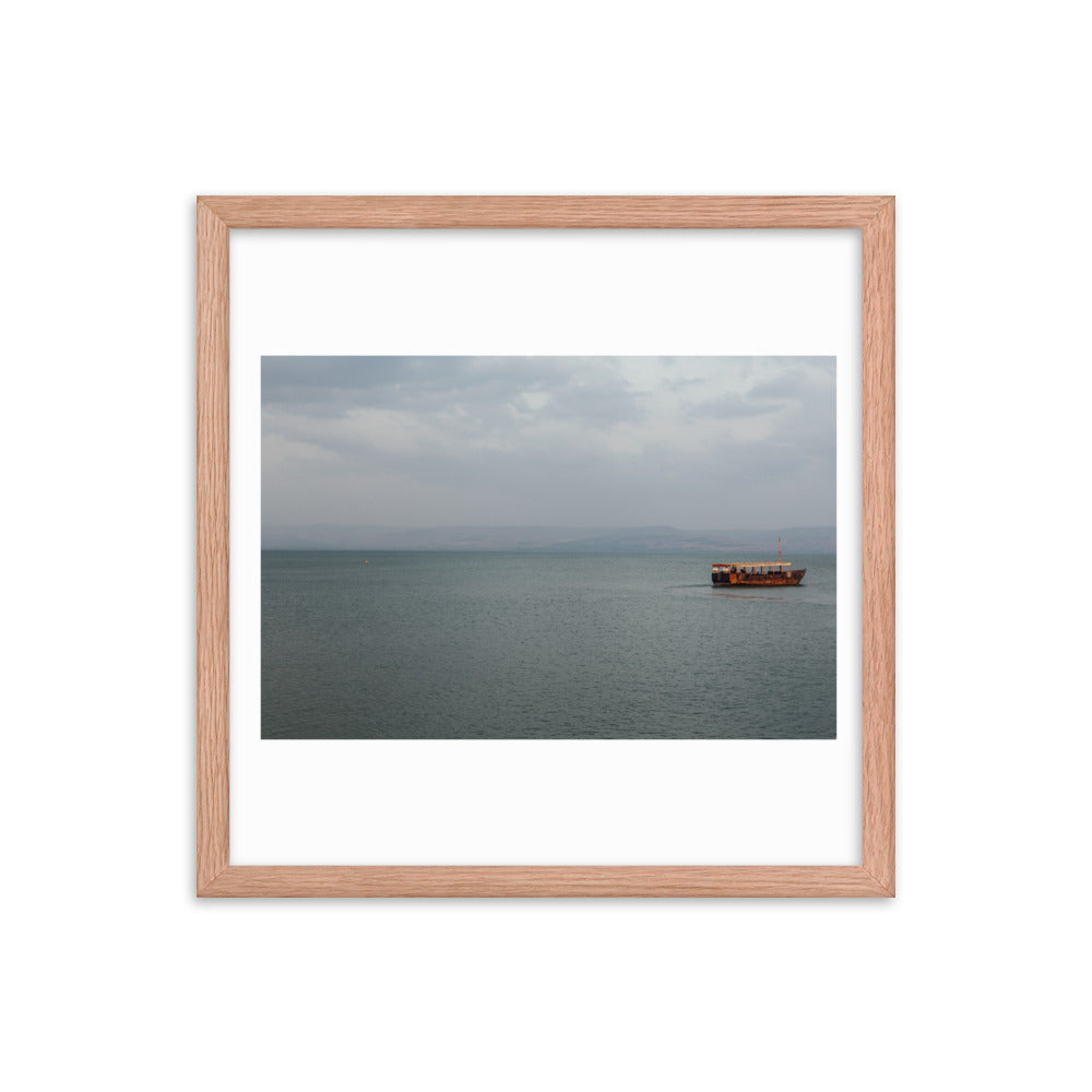 Sea  Of Galilea Free Spirit Framed poster