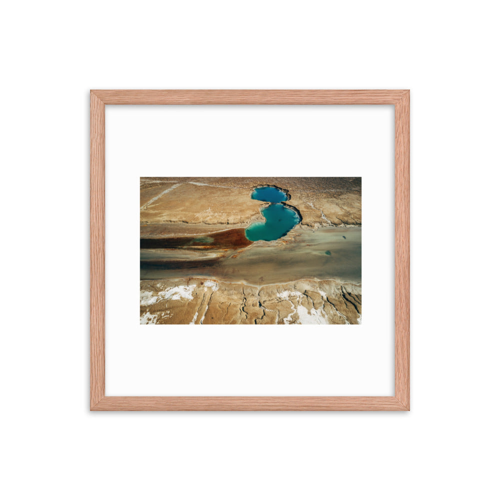 Nature's Abstract Canvas Framed poster