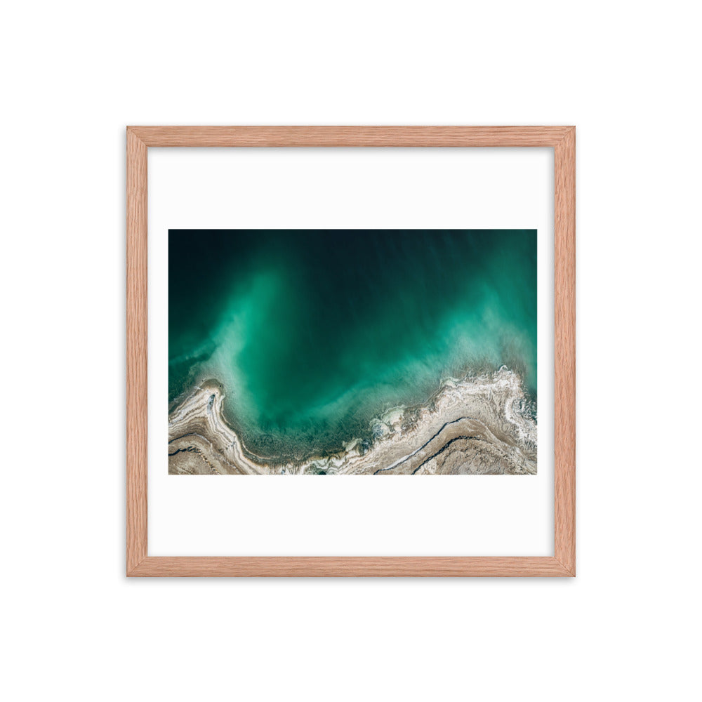 Aerial Adventure: Israel Dead Sea Framed poster