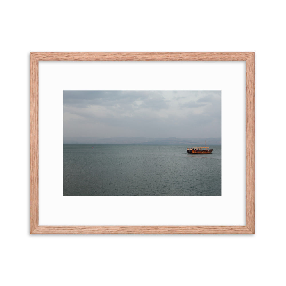 Sea  Of Galilea Free Spirit Framed poster