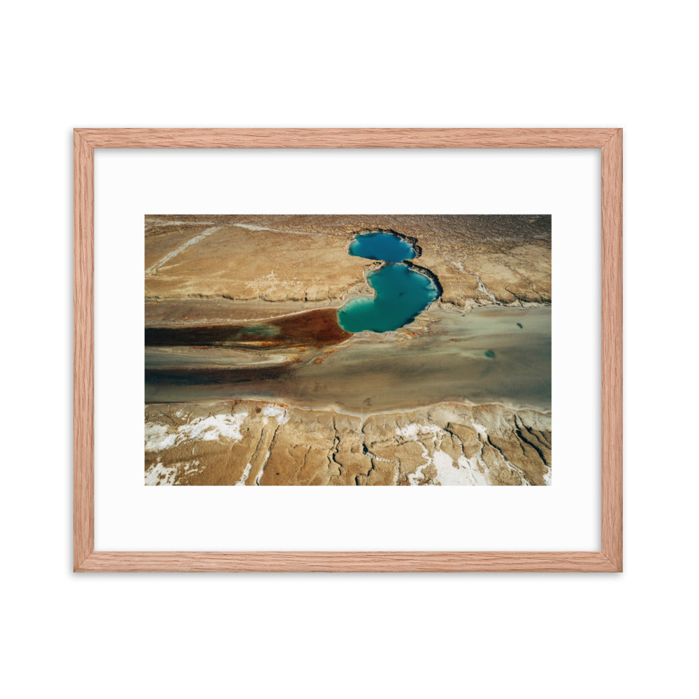 Nature's Abstract Canvas Framed poster