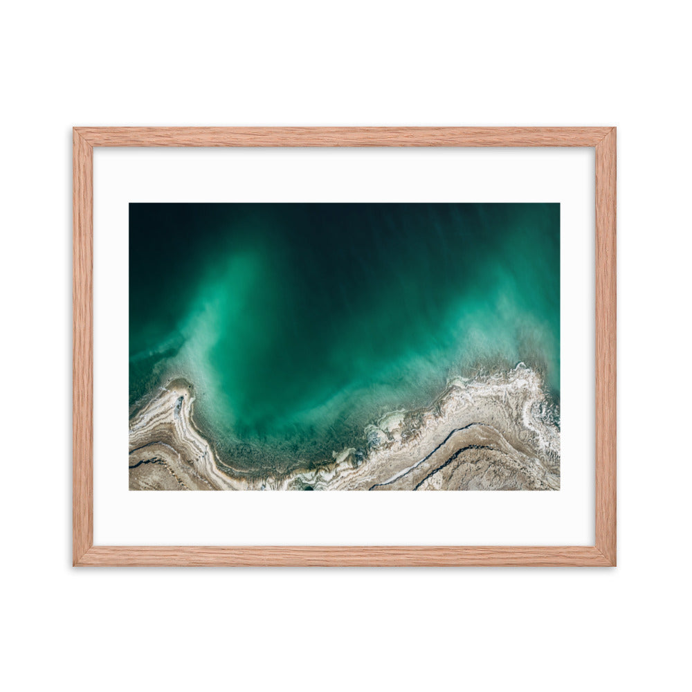 Aerial Adventure: Israel Dead Sea Framed poster