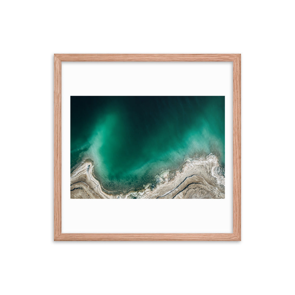 Aerial Adventure: Israel Dead Sea Framed poster