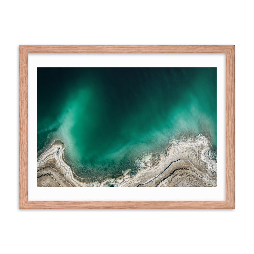 Aerial Adventure: Israel Dead Sea Framed poster