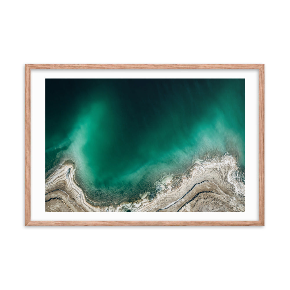 Aerial Adventure: Israel Dead Sea Framed poster