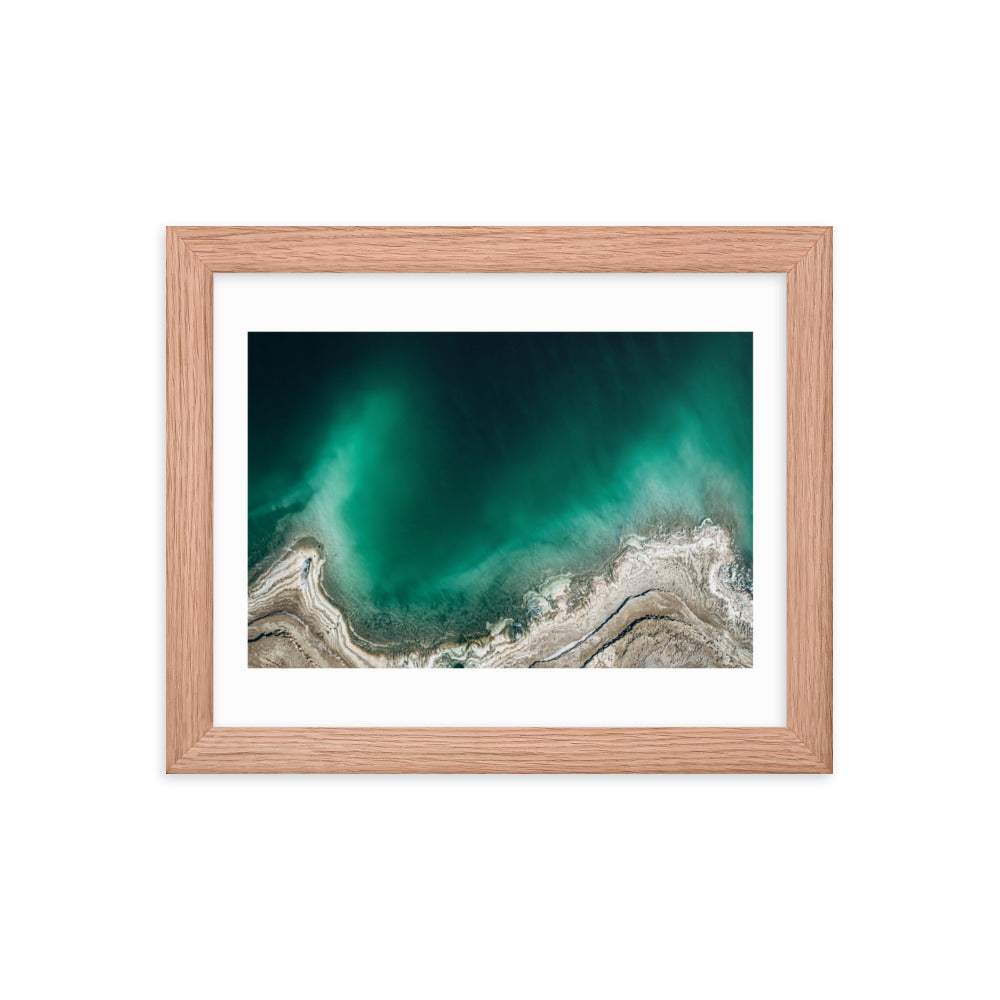 Aerial Adventure: Israel Dead Sea Framed poster