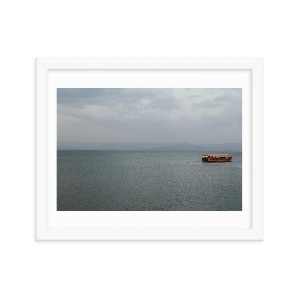 Sea  Of Galilea Free Spirit Framed poster