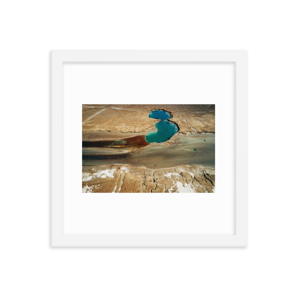 Nature's Abstract Canvas Framed poster