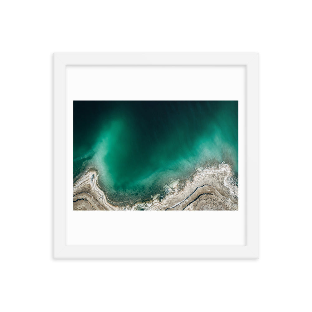 Aerial Adventure: Israel Dead Sea Framed poster