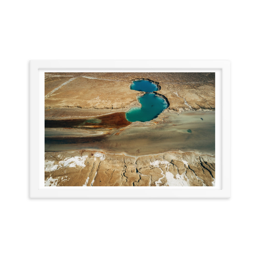 Nature's Abstract Canvas Framed poster