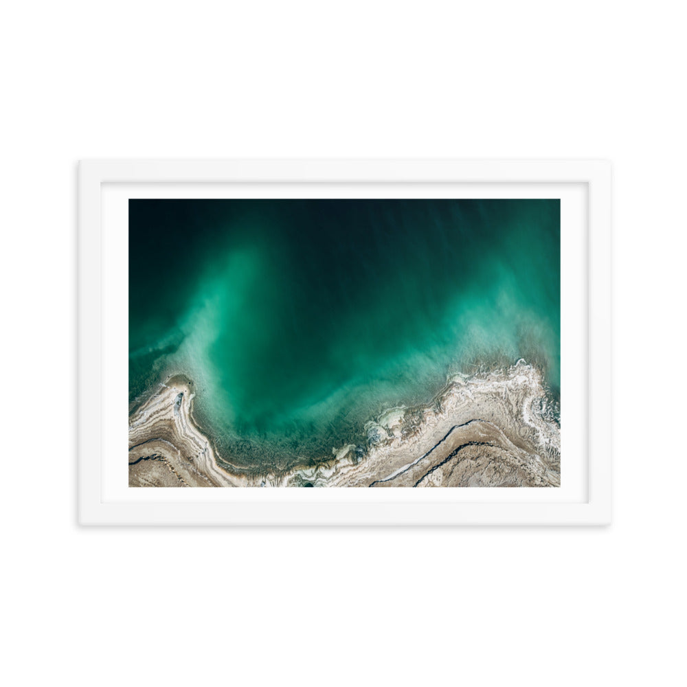 Aerial Adventure: Israel Dead Sea Framed poster