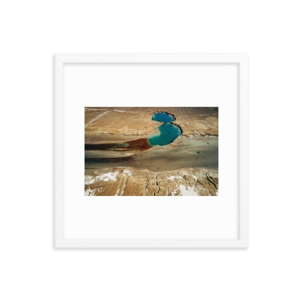 Nature's Abstract Canvas Framed poster