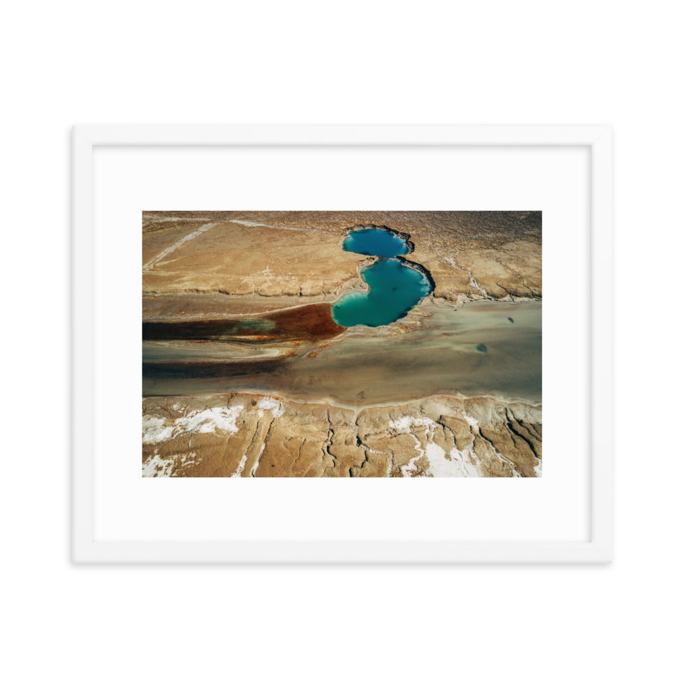 Nature's Abstract Canvas Framed poster