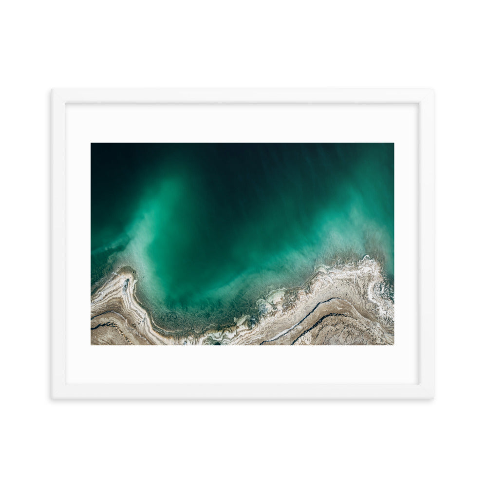 Aerial Adventure: Israel Dead Sea Framed poster