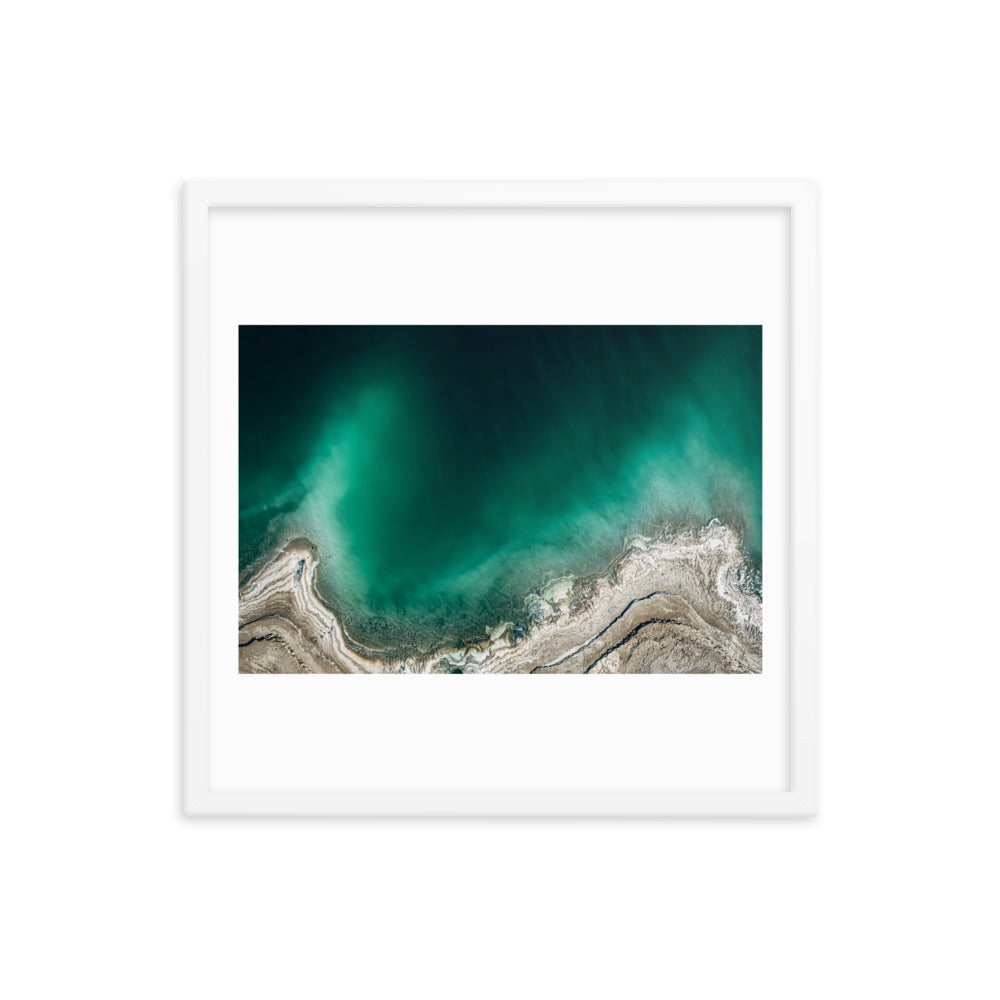 Aerial Adventure: Israel Dead Sea Framed poster