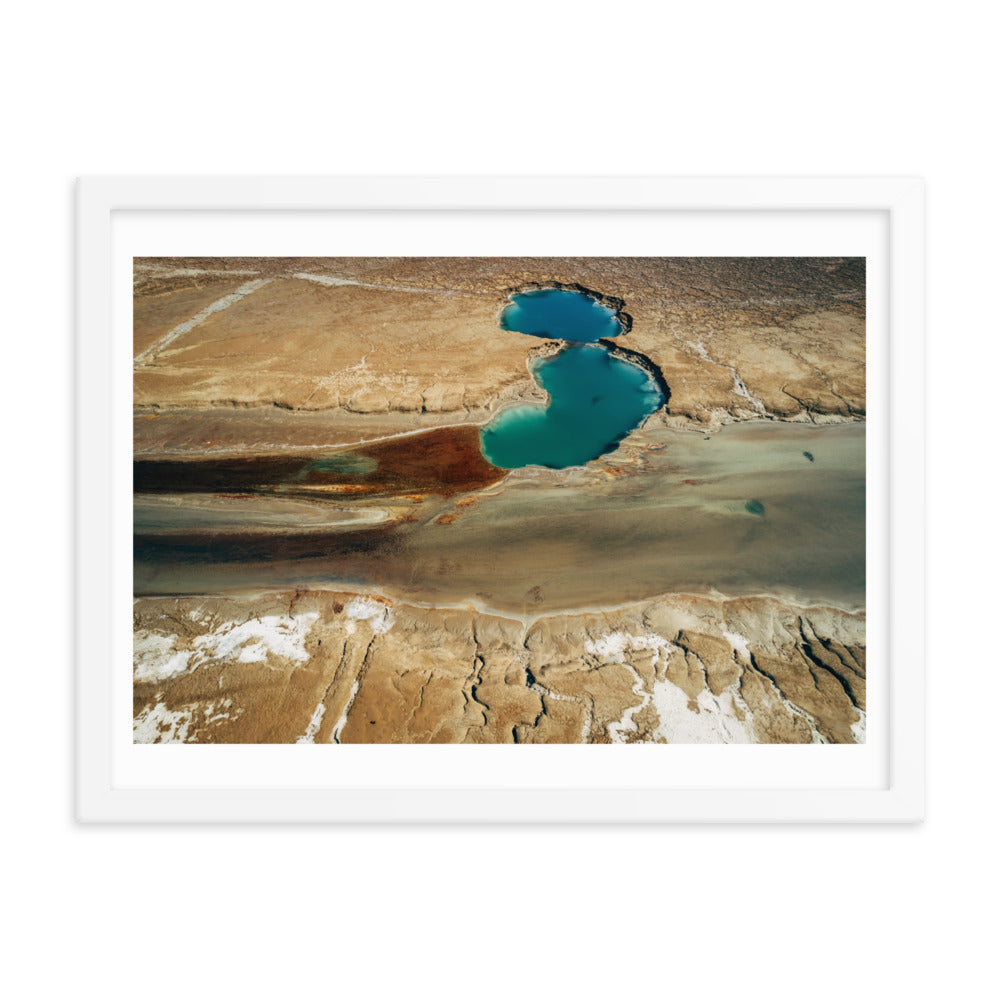 Nature's Abstract Canvas Framed poster