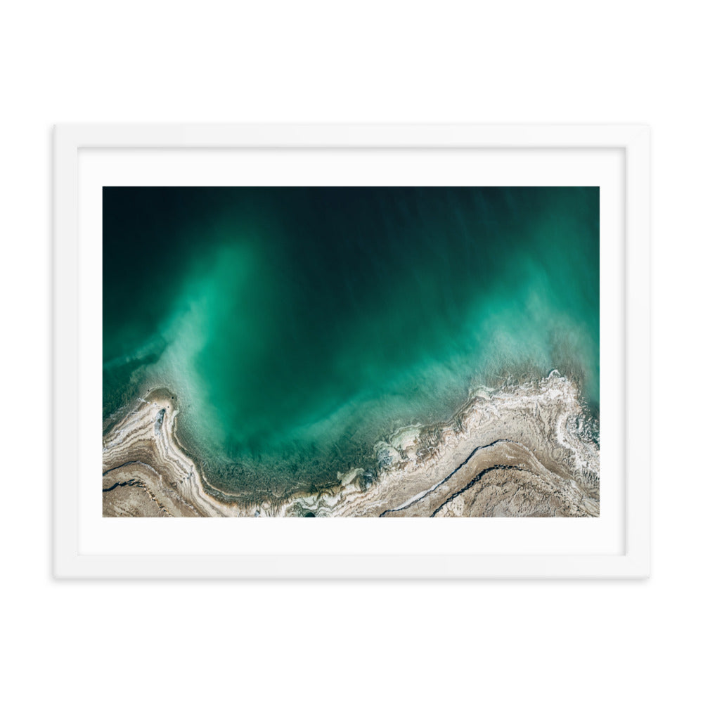 Aerial Adventure: Israel Dead Sea Framed poster