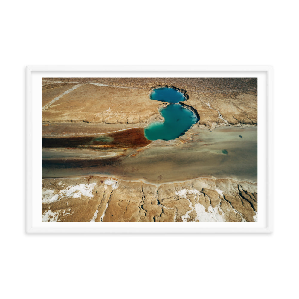 Nature's Abstract Canvas Framed poster