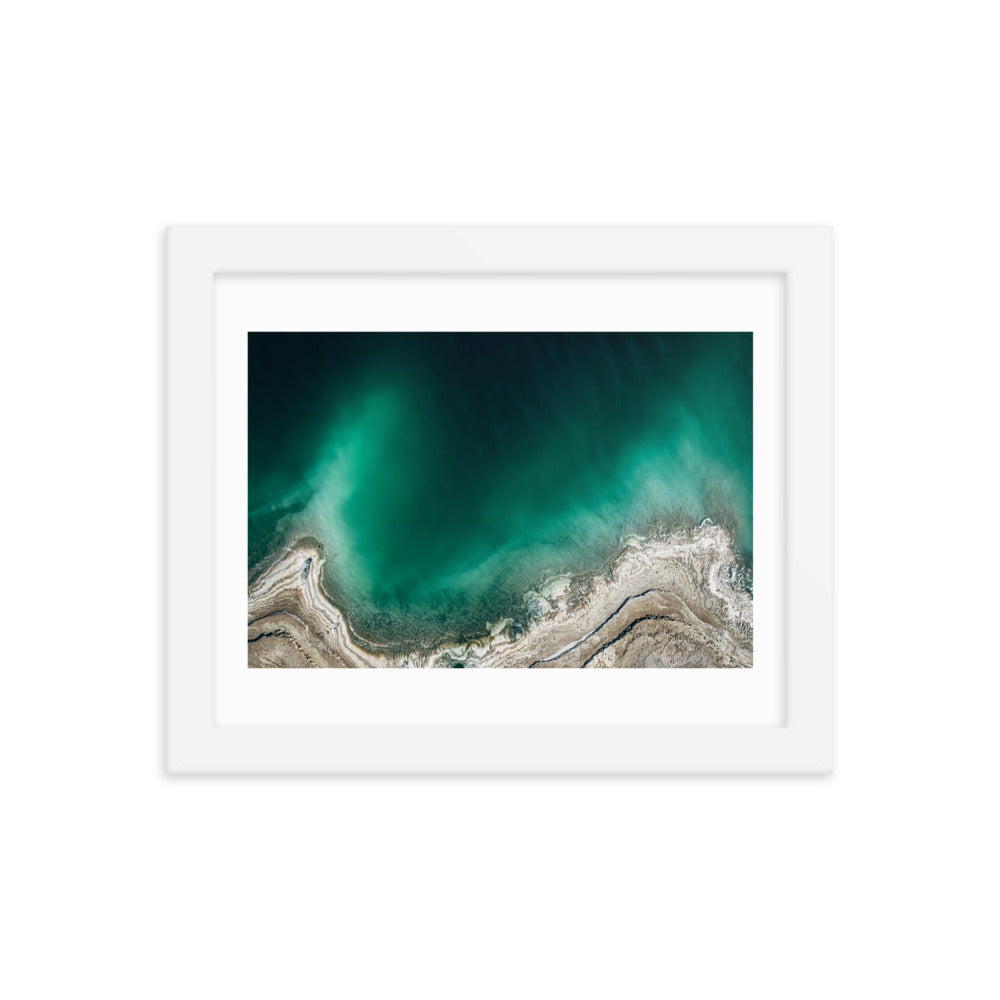 Aerial Adventure: Israel Dead Sea Framed poster